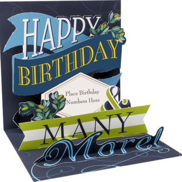 Birthday Wishes Pop-Up Treasures Greeting Cards - Picture 1 of 2